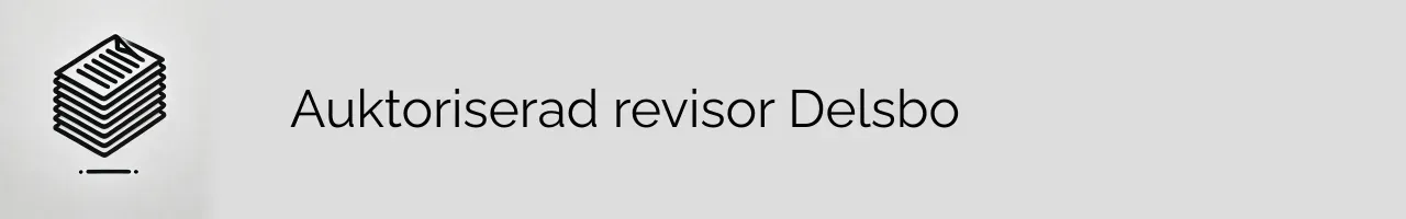 Auktoriserad revisor Delsbo